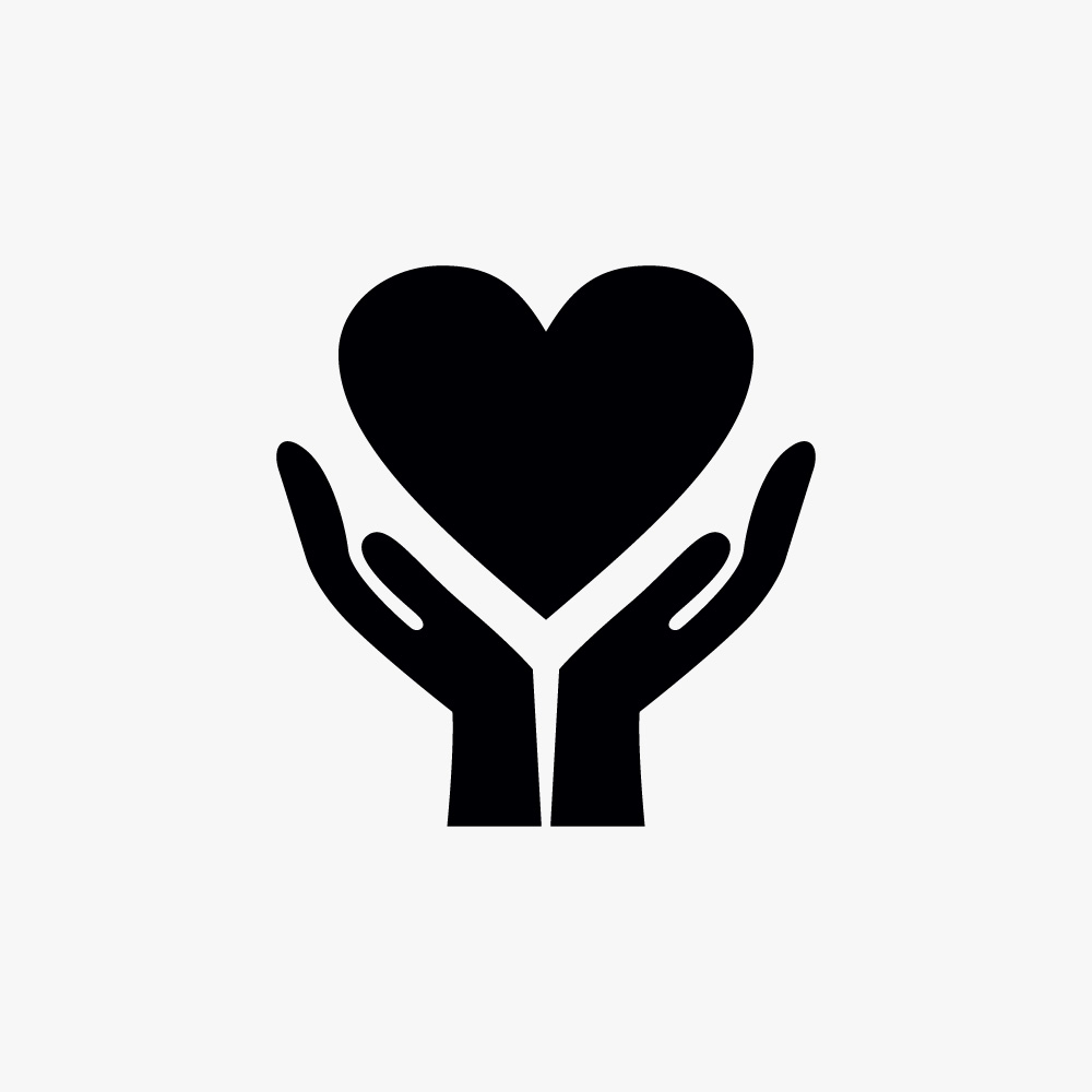 logo image: hands holding up a heart